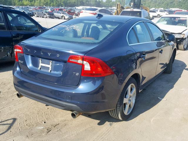 YV1612FSXD2184959 - 2013 VOLVO S60 T5 BLUE photo 4