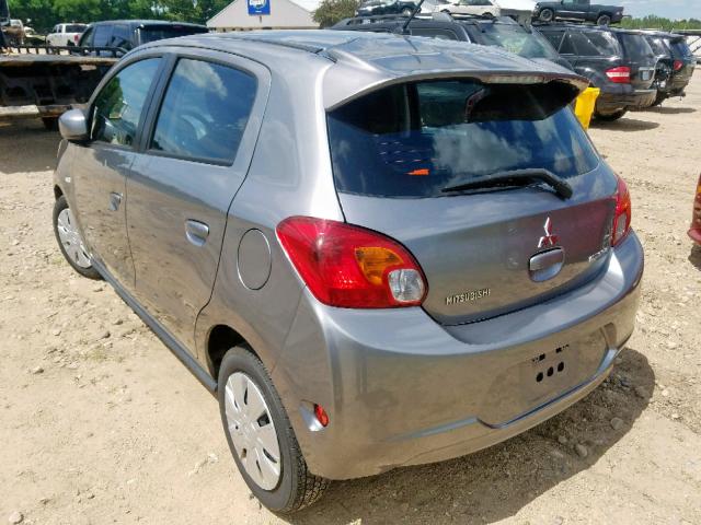 ML32A3HJ3FH055642 - 2015 MITSUBISHI MIRAGE DE SILVER photo 3