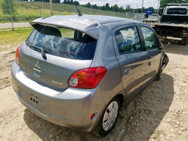 ML32A3HJ3FH055642 - 2015 MITSUBISHI MIRAGE DE SILVER photo 4