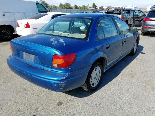 1G8ZF52842Z228016 - 2002 SATURN SL BLUE photo 4