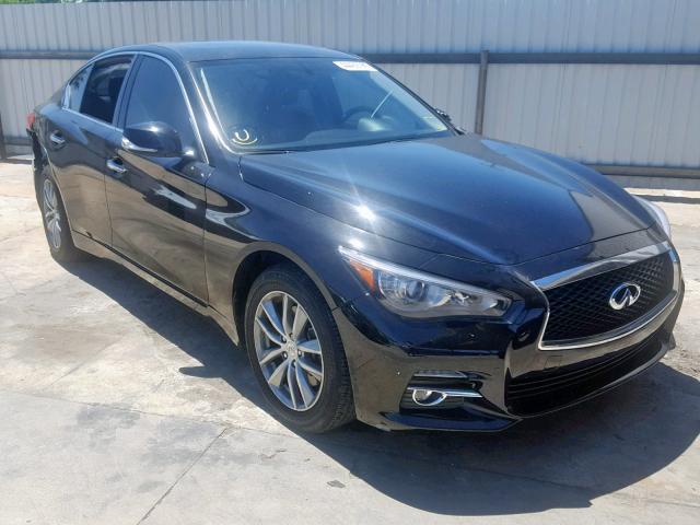 JN1CV7AP9GM202442 - 2016 INFINITI Q50 BASE BLACK photo 1