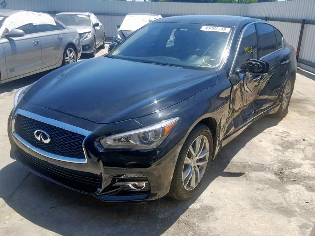 JN1CV7AP9GM202442 - 2016 INFINITI Q50 BASE BLACK photo 2