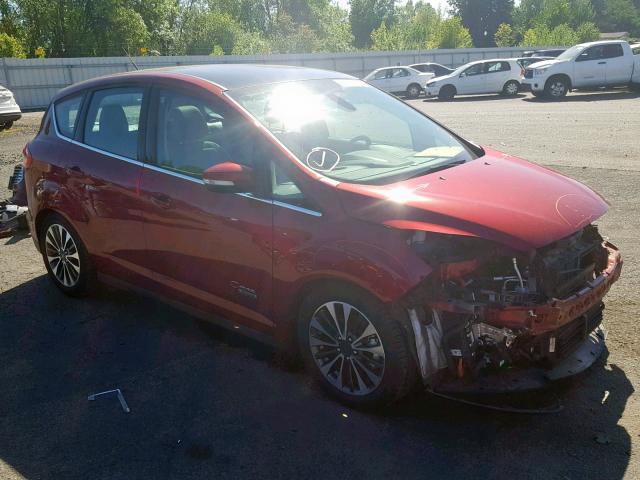 1FADP5FU0HL103083 - 2017 FORD C-MAX TITA RED photo 1