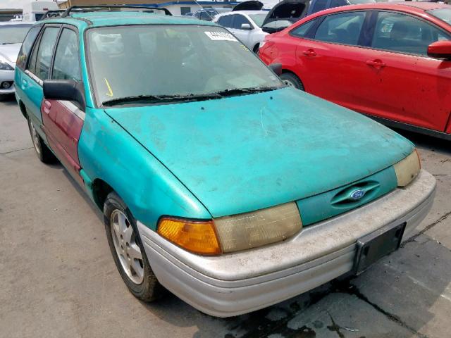 1FARP15J5RW195054 - 1994 FORD ESCORT LX GREEN photo 1