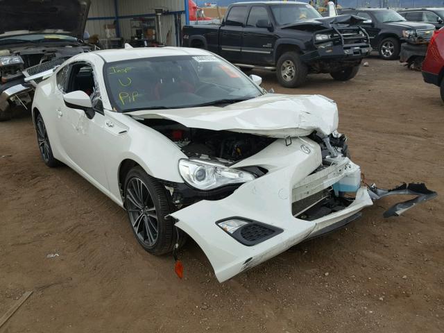JF1ZNAA1XF8712330 - 2015 TOYOTA SCION FR-S WHITE photo 1