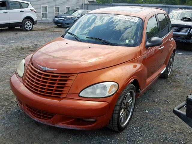 3C8FY78G73T608536 - 2003 CHRYSLER PT CRUISER ORANGE photo 2