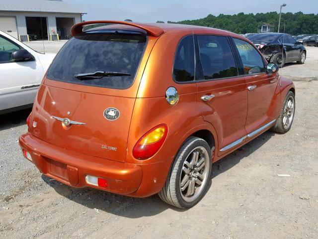 3C8FY78G73T608536 - 2003 CHRYSLER PT CRUISER ORANGE photo 4