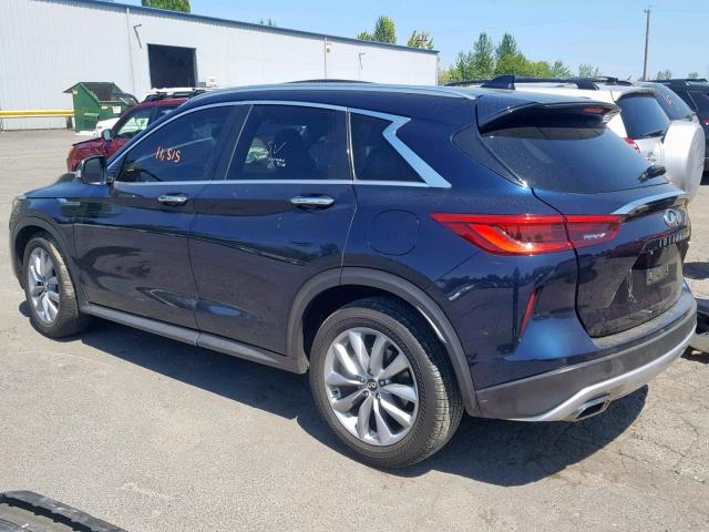 3PCAJ5M10KF131225 - 2019 INFINITI QX50 ESSEN BLUE photo 3