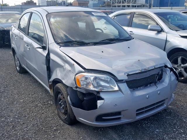 KL1TD5DE1AB111819 - 2010 CHEVROLET AVEO LS SILVER photo 1