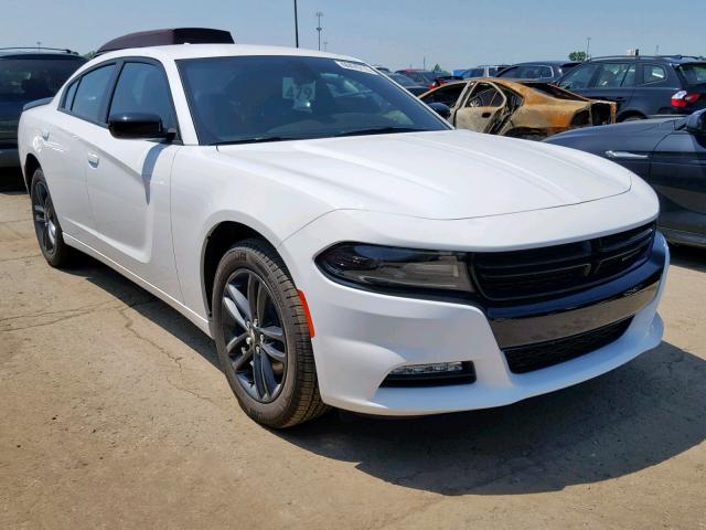 2C3CDXJG5KH611960 - 2019 DODGE CHARGER SX WHITE photo 1