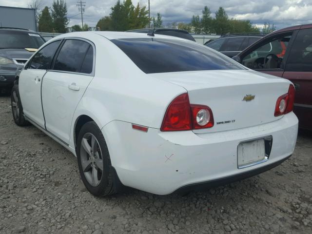 1G1ZC5E1XBF219554 - 2011 CHEVROLET MALIBU 1LT WHITE photo 3