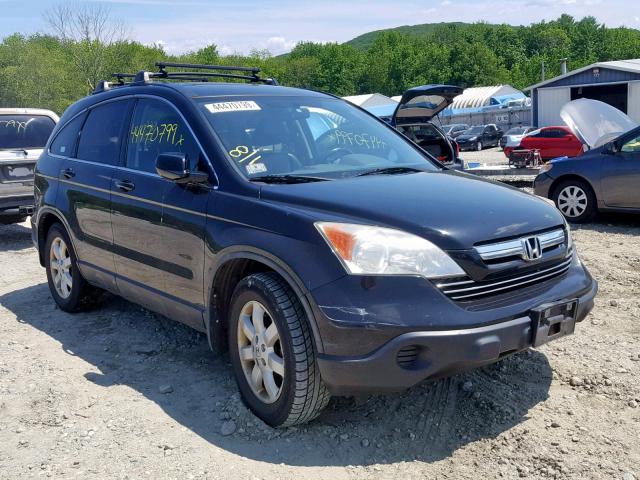 5J6RE48717L016602 - 2007 HONDA CR-V EXL BLACK photo 1