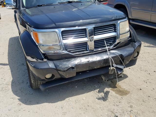 1D8GU58K78W145455 - 2008 DODGE NITRO SLT BLACK photo 9