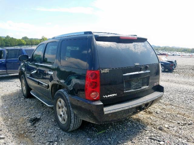 1GKFK63887J259403 - 2007 GMC YUKON DENA BLACK photo 3