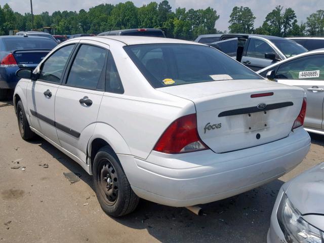 1FAFP33ZX3W220898 - 2003 FORD FOCUS LX WHITE photo 3