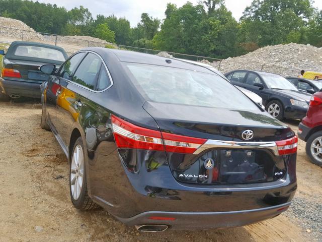 4T1BK1EB4DU001312 - 2013 TOYOTA AVALON BAS SILVER photo 3