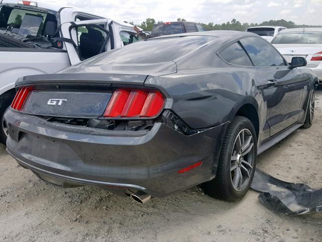 1FA6P8CF6H5344084 - 2017 FORD MUSTANG GT CHARCOAL photo 4