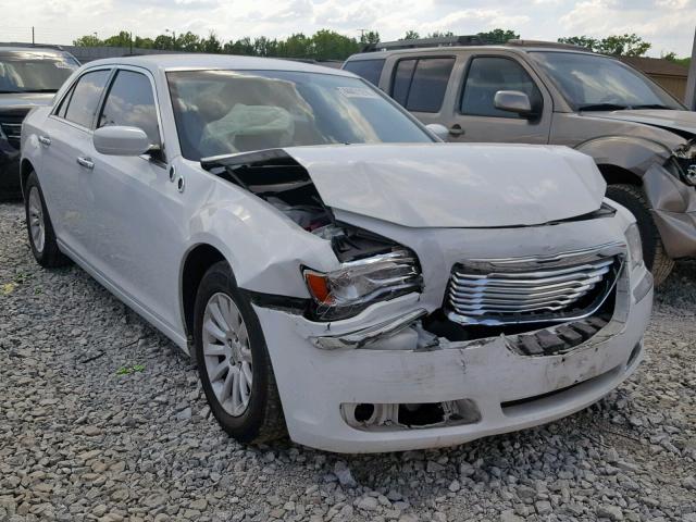 2C3CCAAGXEH243716 - 2014 CHRYSLER 300 WHITE photo 1