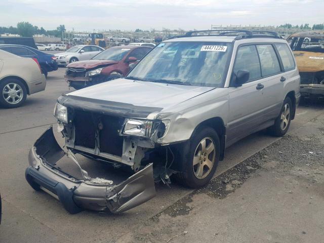 JF1SF6556XH729121 - 1999 SUBARU FORESTER S SILVER photo 2