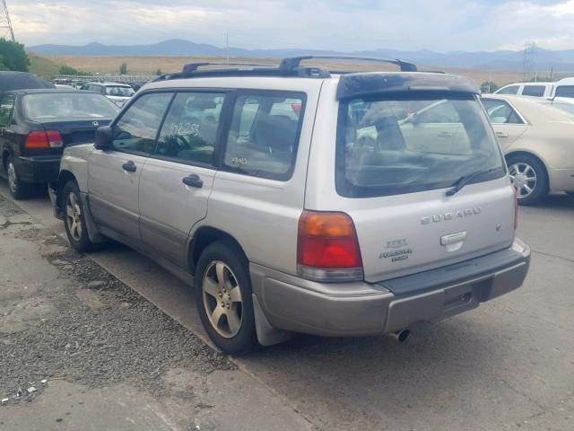 JF1SF6556XH729121 - 1999 SUBARU FORESTER S SILVER photo 3