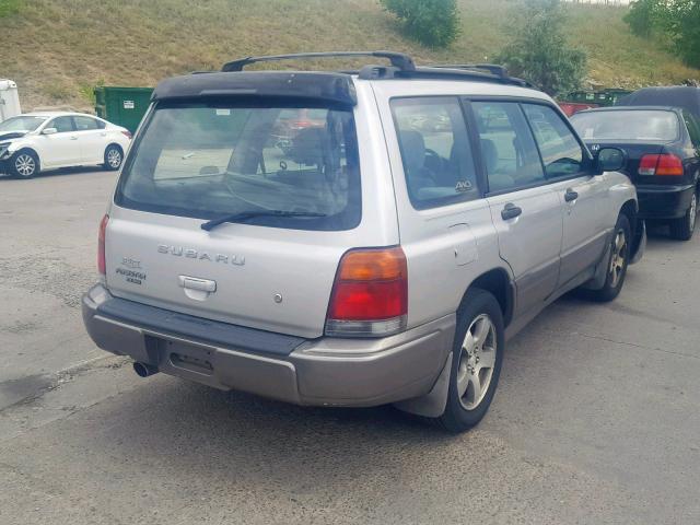 JF1SF6556XH729121 - 1999 SUBARU FORESTER S SILVER photo 4