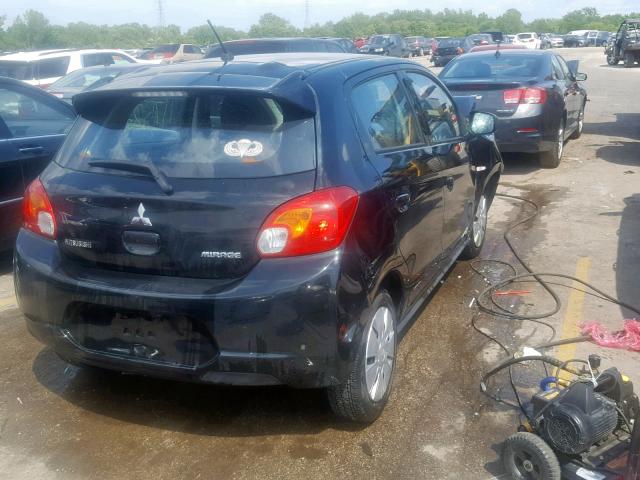 ML32A3HJ8FH033149 - 2015 MITSUBISHI MIRAGE DE BLACK photo 4