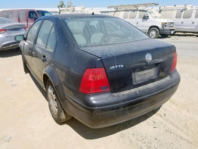 3VWRK69M83M064313 - 2003 VOLKSWAGEN JETTA GL BLACK photo 3