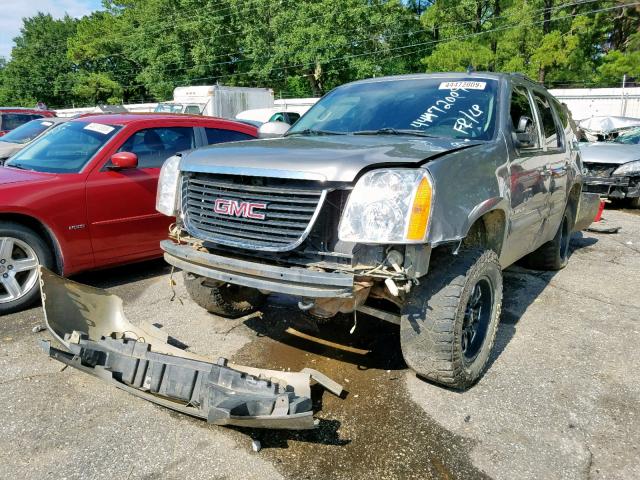 1GKFK13008J178801 - 2008 GMC YUKON GRAY photo 2