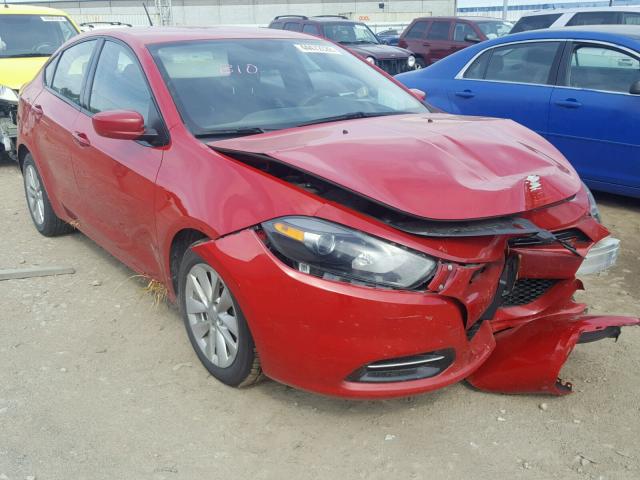 1C3CDFBB1ED915057 - 2014 DODGE DART SXT RED photo 1