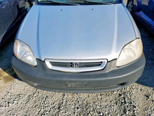 2HGEJ6346TH112971 - 1996 HONDA CIVIC DX BLUE photo 7