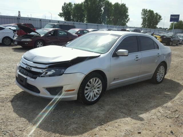 3FADP0L33BR129930 - 2011 FORD FUSION HYB SILVER photo 2