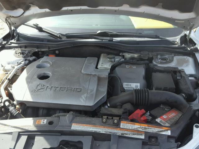 3FADP0L33BR129930 - 2011 FORD FUSION HYB SILVER photo 7