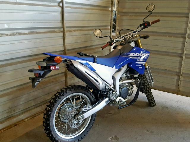 JYADG21E1JA010790 - 2018 YAMAHA WR250 R BLUE photo 4