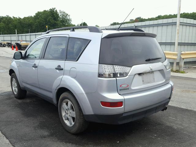 JA4MT31X47U008315 - 2007 MITSUBISHI OUTLANDER SILVER photo 3