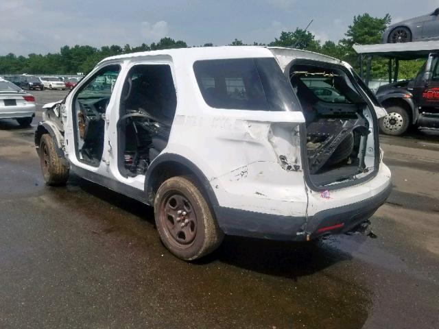 1FM5K8AR8EGB38696 - 2014 FORD EXPLORER P WHITE photo 3