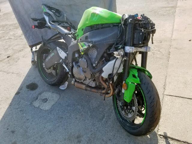 JKBZXJG11KA002205 - 2019 KAWASAKI ZX636 K GREEN photo 1