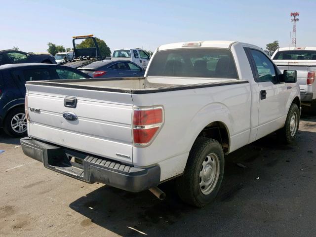 1FTMF1CMXEKE65725 - 2014 FORD F150 WHITE photo 4