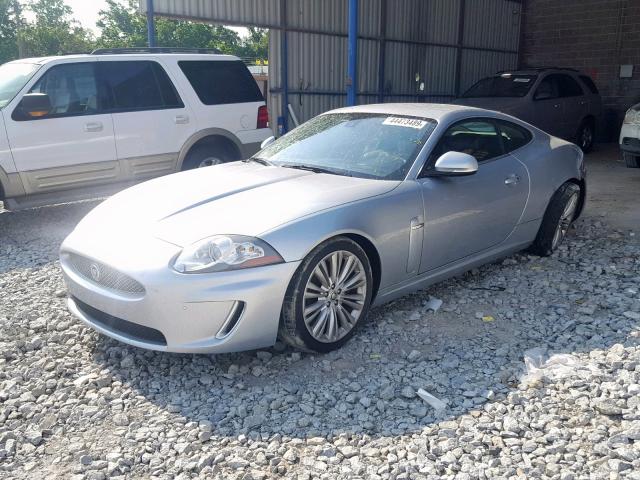 SAJWA4FB4ALB36031 - 2010 JAGUAR XK PORTFOL SILVER photo 2