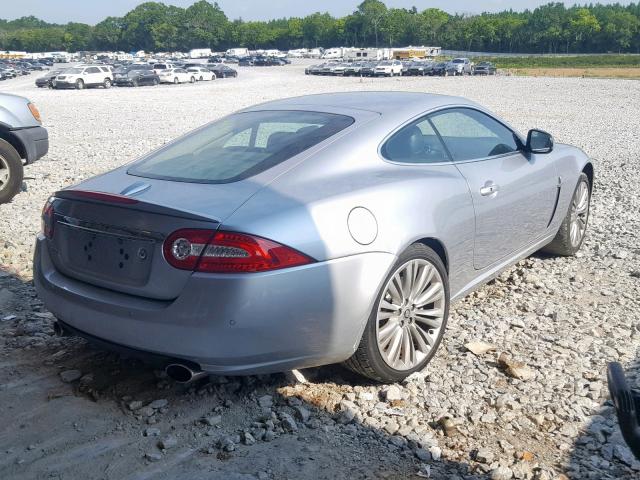 SAJWA4FB4ALB36031 - 2010 JAGUAR XK PORTFOL SILVER photo 4