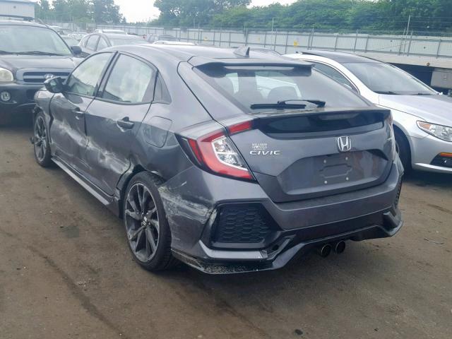 SHHFK7H44HU405486 - 2017 HONDA CIVIC SPOR GRAY photo 3