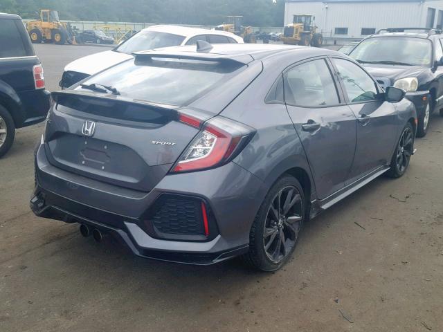 SHHFK7H44HU405486 - 2017 HONDA CIVIC SPOR GRAY photo 4