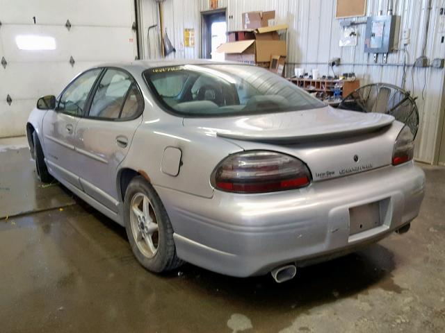 1G2WP52K9YF314972 - 2000 PONTIAC GRAND PRIX SILVER photo 3
