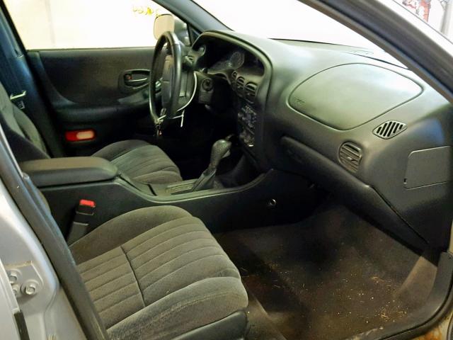 1G2WP52K9YF314972 - 2000 PONTIAC GRAND PRIX SILVER photo 5