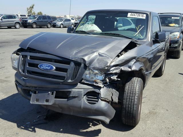 1FTKR1AD3APA64323 - 2010 FORD RANGER GRAY photo 2