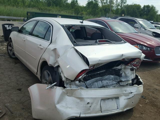 1G1ZC5E15BF338855 - 2011 CHEVROLET MALIBU 1LT WHITE photo 3