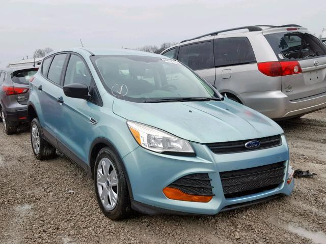 1FMCU0F71DUB89886 - 2013 FORD ESCAPE S TEAL photo 1