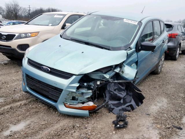 1FMCU0F71DUB89886 - 2013 FORD ESCAPE S TEAL photo 2