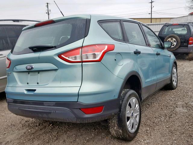 1FMCU0F71DUB89886 - 2013 FORD ESCAPE S TEAL photo 4