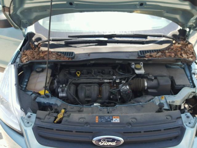 1FMCU0F71DUB89886 - 2013 FORD ESCAPE S TEAL photo 7