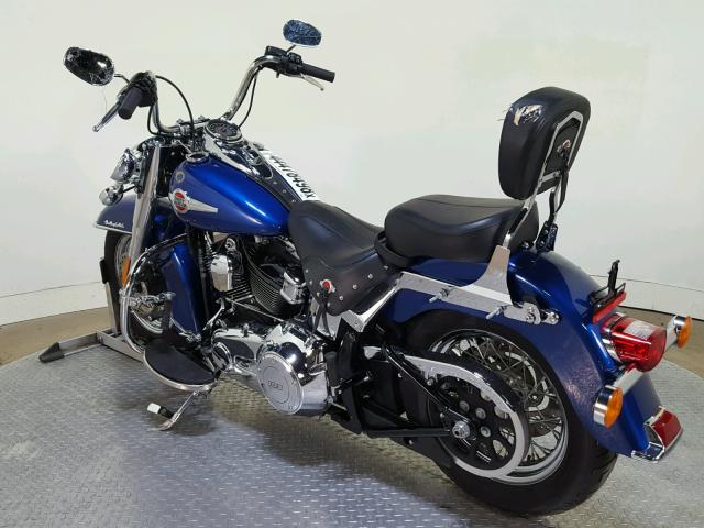 1HD1BWV13GB042825 - 2016 HARLEY-DAVIDSON FLSTC HERI BLUE photo 6